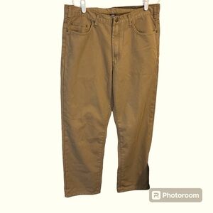 NWT RK Brand Fleece Lined Brown Pants men’s size 36x30